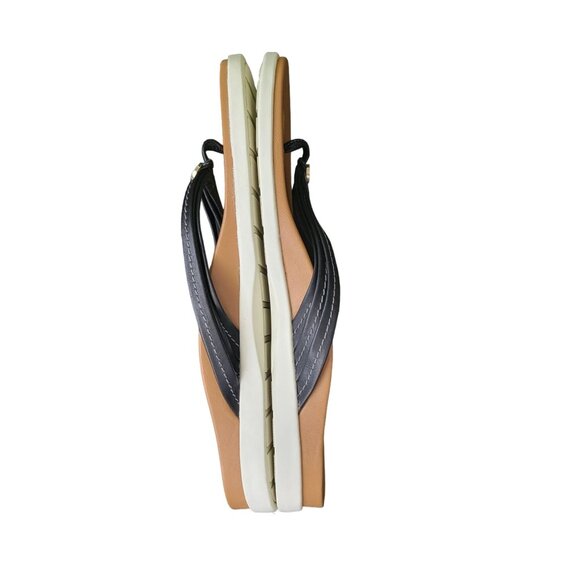 Vionic Palm Catalina Leather Thong Flip Flop Sandal Women's Sz 11 - Picture 5 of 9